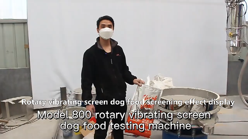 Dog food screening effect display