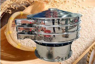 Wet rice rotary vibrating sieve